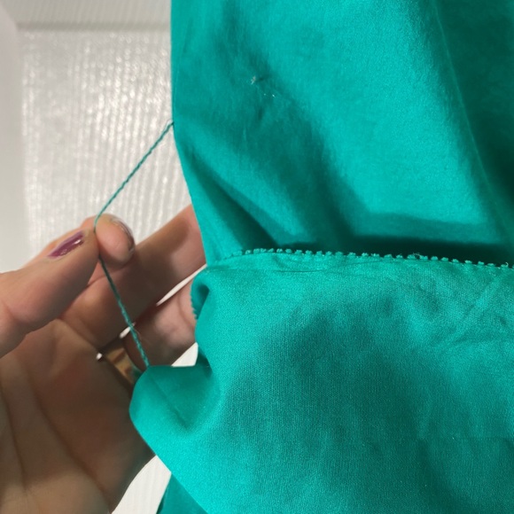 Juicy Couture ruffle collar green dress Size Small - Picture 8 of 16